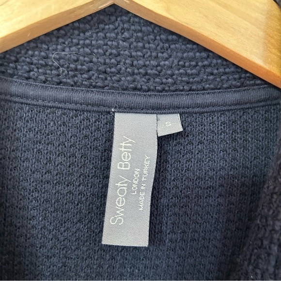 Sweaty Betty Restful Bouclé Jacket in Navy sz S - Picture 3 of 4